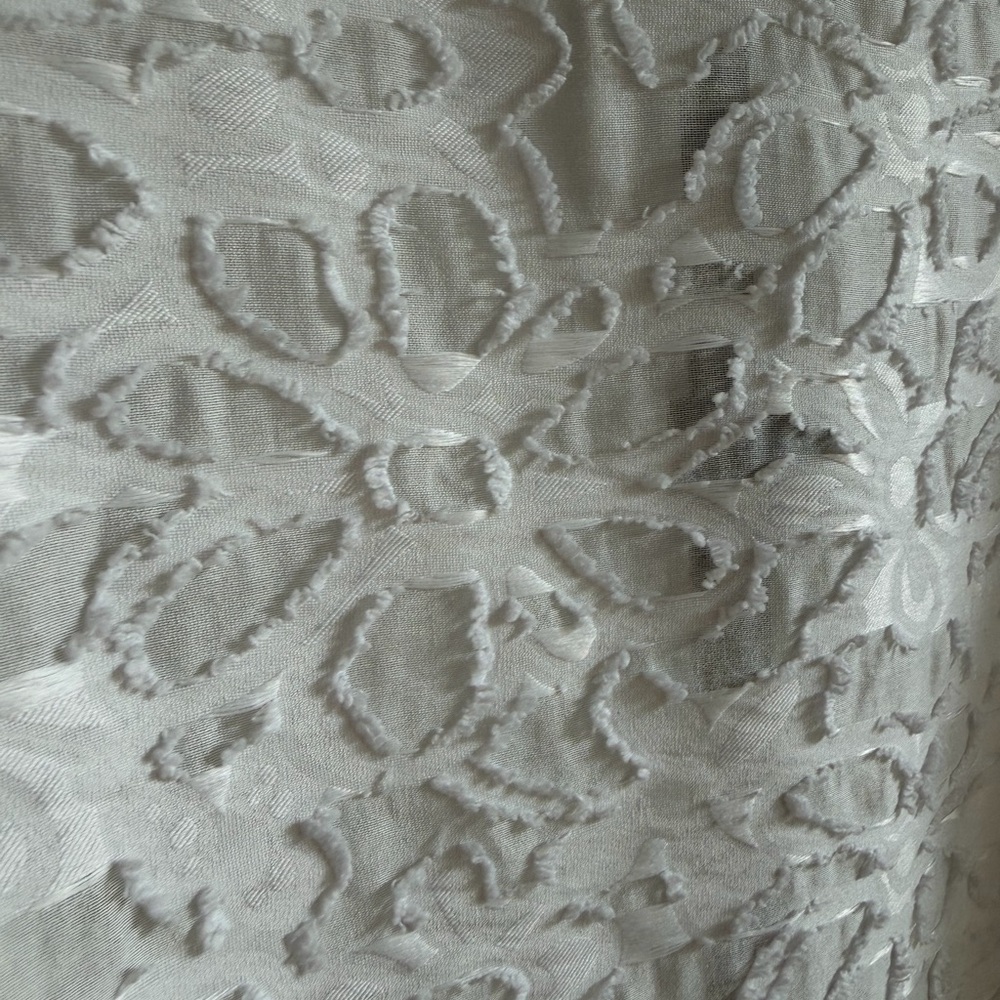 Ali Miles White Textured Split-V Tunic - Picture 2 of 6
